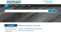 Desktop Screenshot of polycastindustries.com